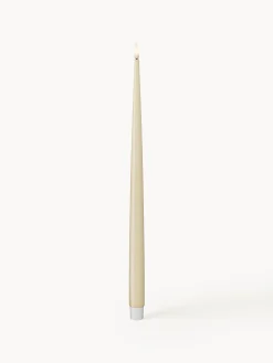 Candele a bastoncino a LED fatte a mano Real Flame, alt. 38 cm, 2 pz