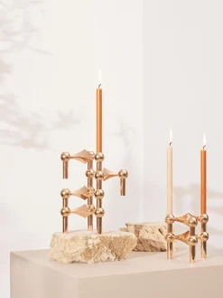 Candele a bastoncino sottili Stoff Nagel 12 pz