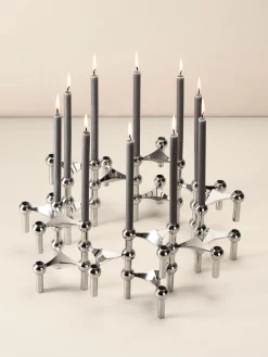 Candele a bastoncino sottili Stoff Nagel 12 pz