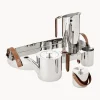 Caraffa con manico in pelle Wyatt, 710 ml