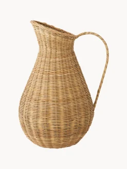 Caraffa decorativa in rattan fatta a mano Nature, 280 ml