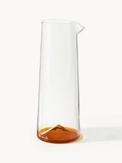 Caraffa in vetro soffiato Hadley, 1,3 L