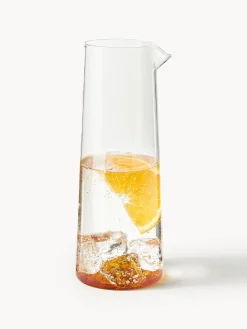 Caraffa in vetro soffiato Hadley, 1,3 L
