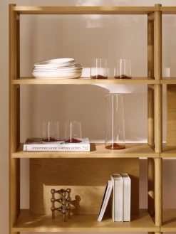 Caraffa in vetro soffiato Hadley, 1,3 L