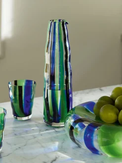 Caraffa in vetro soffiato Folk, 1 L