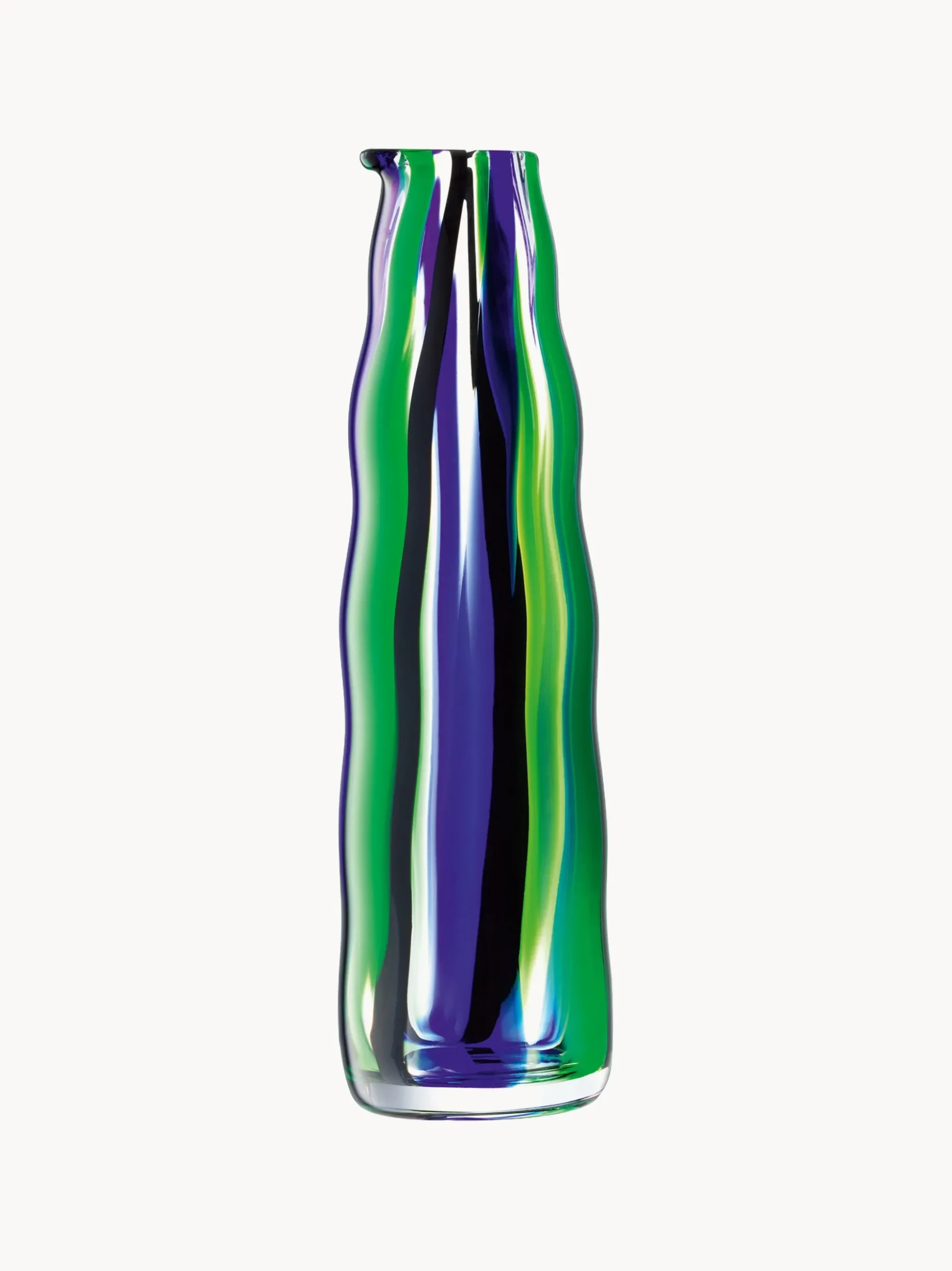 Caraffa in vetro soffiato Folk, 1 L