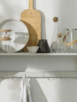 Caraffa in vetro soffiato con tappo in legno Eden, 1 L