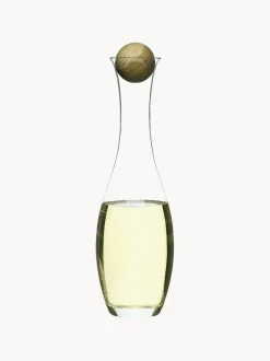 Caraffa in vetro soffiato con tappo in legno Eden, 1 L