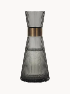 Caraffa in vetro soffiato fumé Grand Cru, 1 L