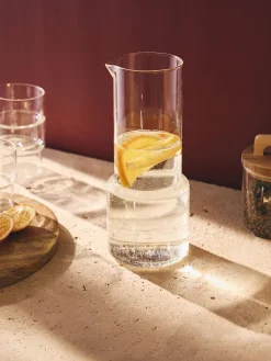 Caraffa in vetro soffiato Gustave, 1,4 L