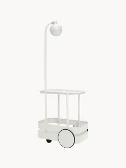 Carrello bar da giardino in metallo con luce a LED Jolly
