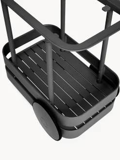 Carrello bar da giardino in metallo con luce a LED Jolly