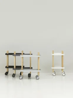 Carrello da portata in metallo Block