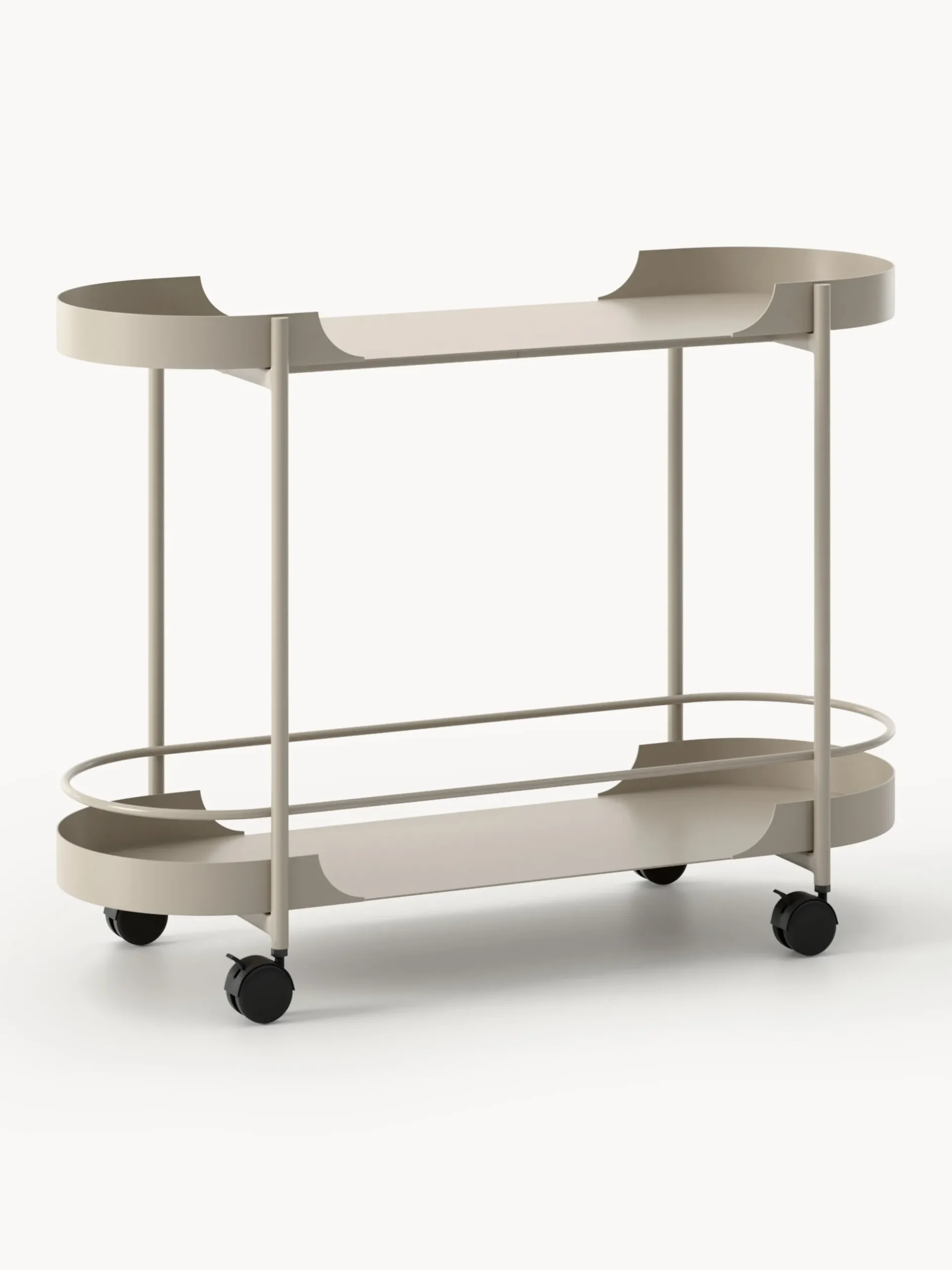 Carrello di servizio in metallo Taru