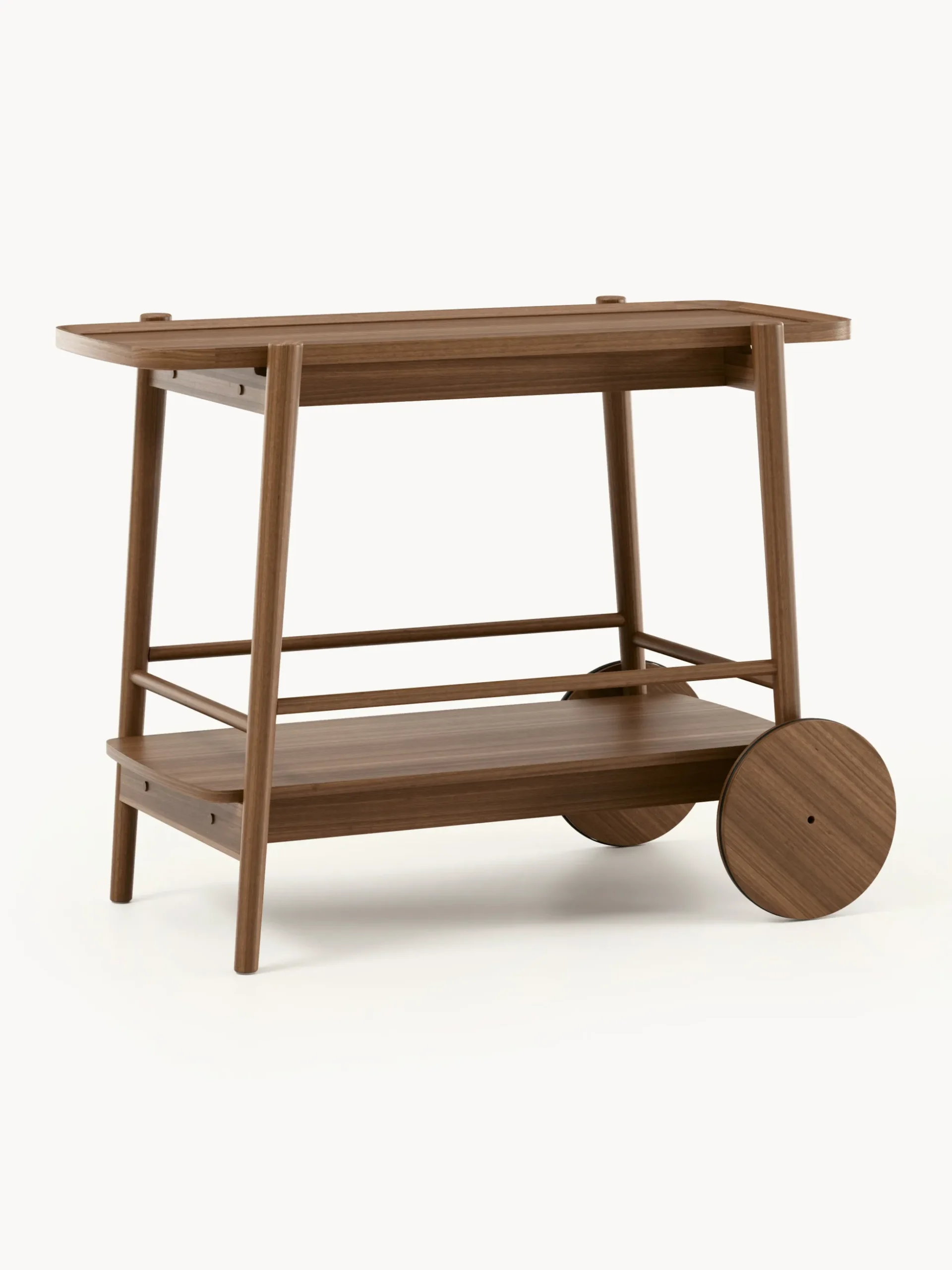 Carrello bar in legno Libby