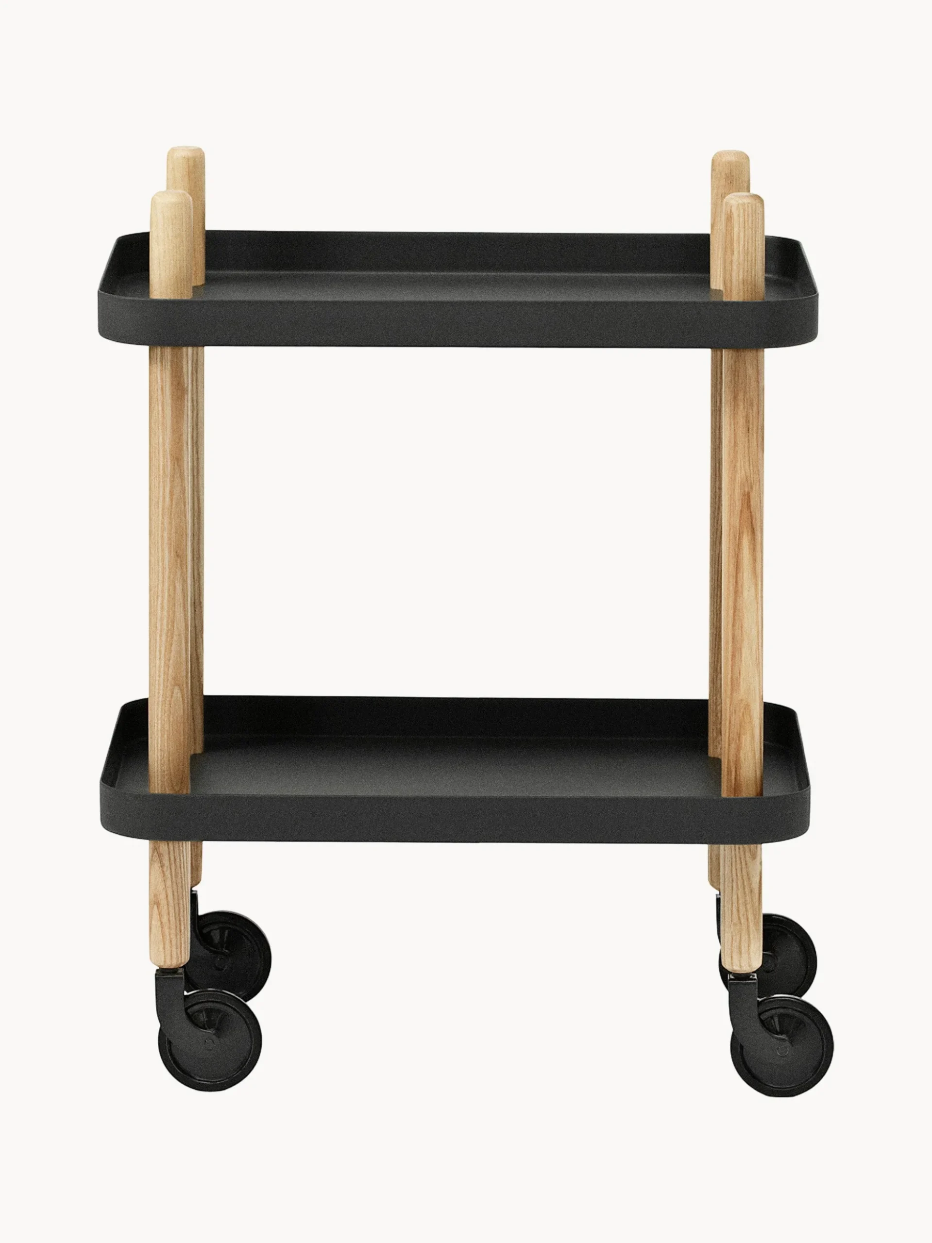 Carrello da portata in metallo Block