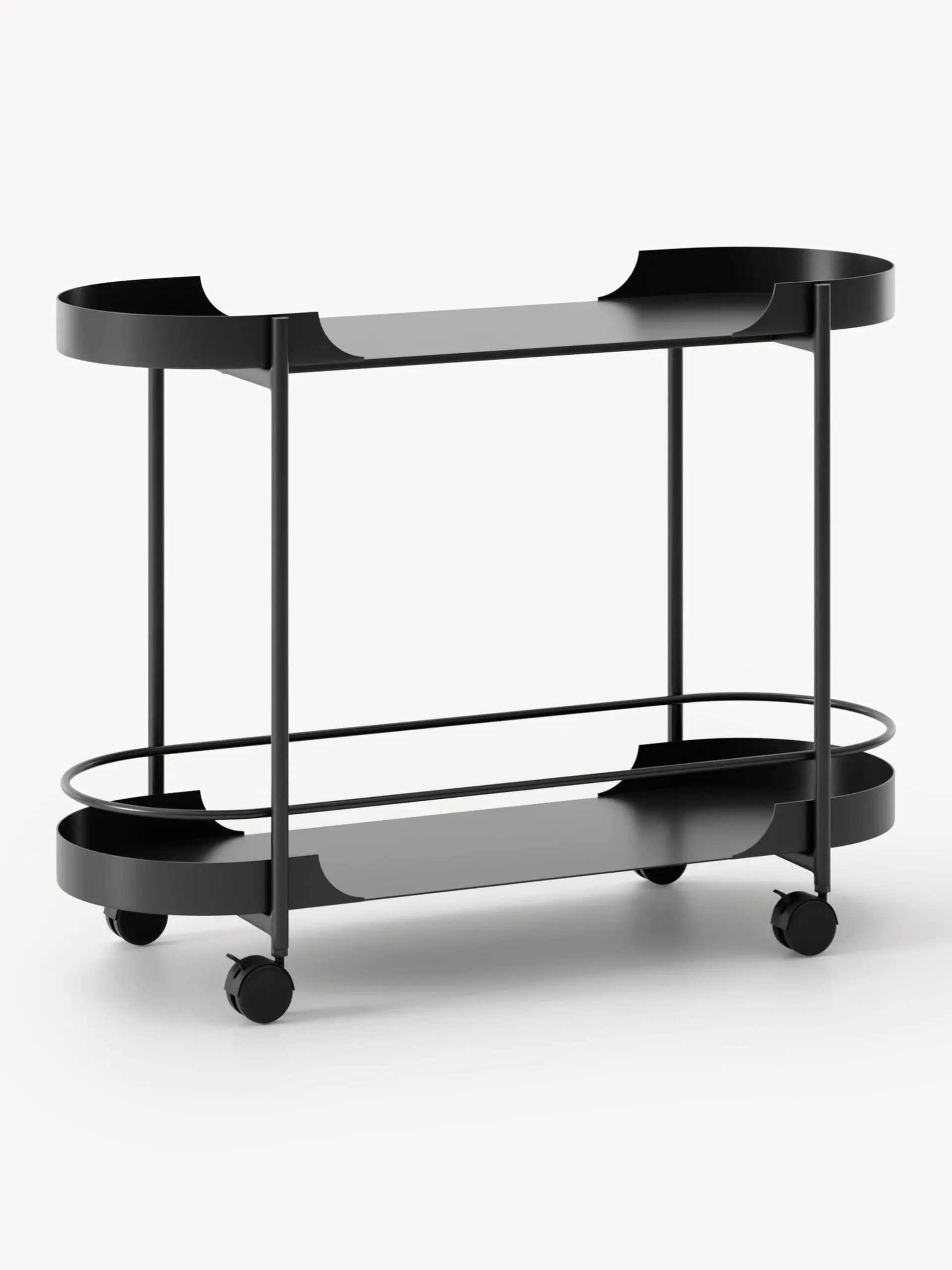 Carrello di servizio in metallo Taru