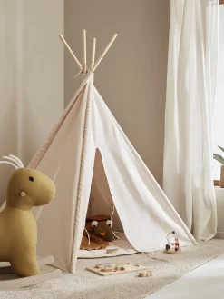 Casetta da gioco in cotone organico Tipi