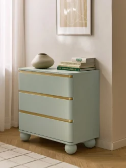 Cassettiera con piedini a sferaBumba