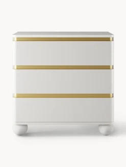 Cassettiera con piedini a sferaBumba