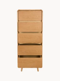 Cassettiera in legno di frassino Rise