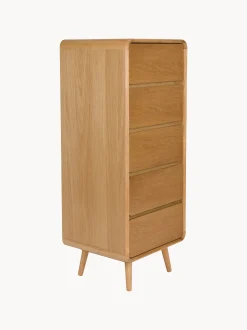 Cassettiera in legno di frassino Rise