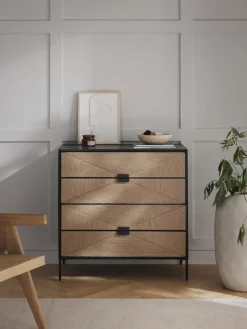 Cassettiera in legno di mango June