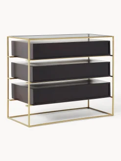 Cassettiera in legno di mango Lyle