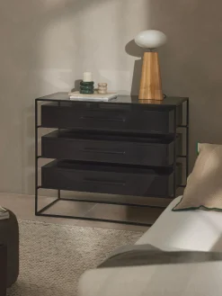 Cassettiera in legno di mango Lyle