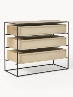 Cassettiera in legno di mango Lyle