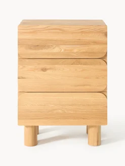 Cassettiera in legno di quercia Cadi