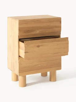 Cassettiera in legno di quercia Cadi