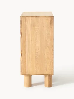 Cassettiera in legno di quercia Cadi