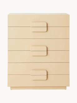 Cassettiera in legno Sungkai fatta a mano Spacious