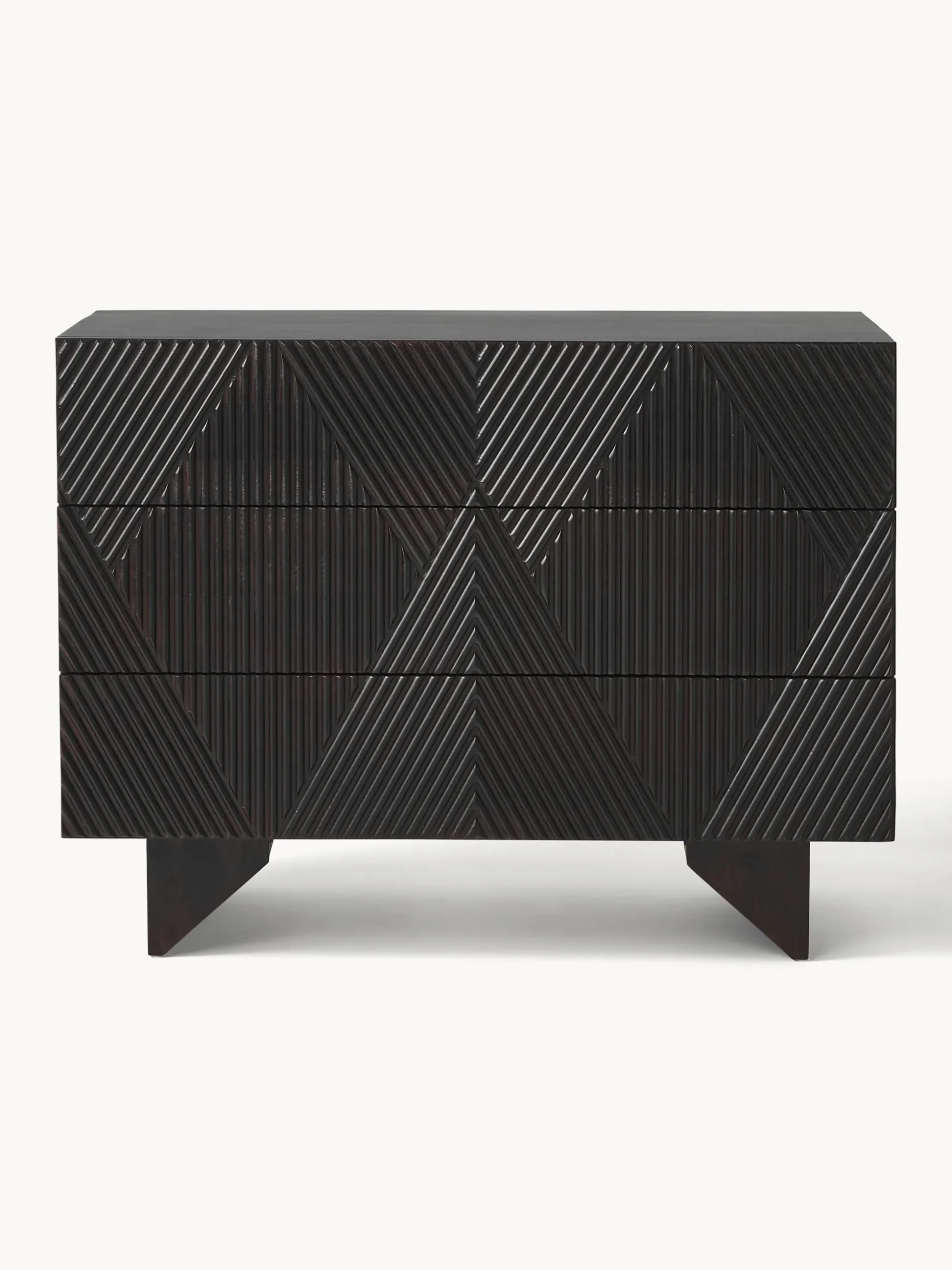 Cassettiera in legno di mango Louis
