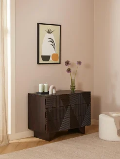 Cassettiera in legno di mango Louis
