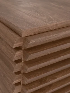 Cassettiera in legno di quercia Pierce