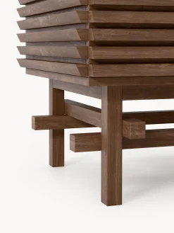 Cassettiera in legno di quercia Pierce