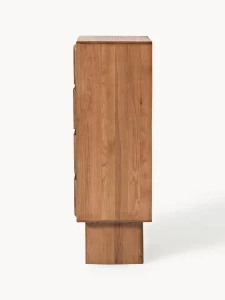 Cassettiera in legno di quercia Chandler