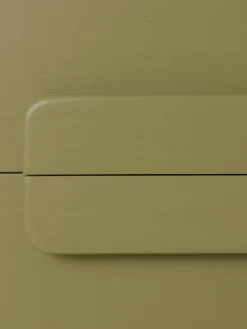 Cassettiera in legno Sungkai fatta a mano Spacious
