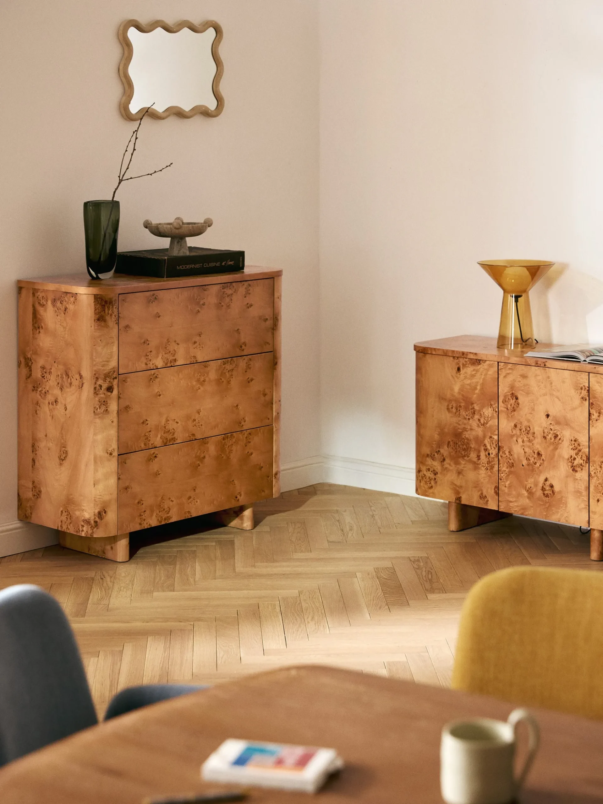 Cassettiera in legno Tobia