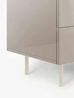 Cassettiera molto lucida Lennie