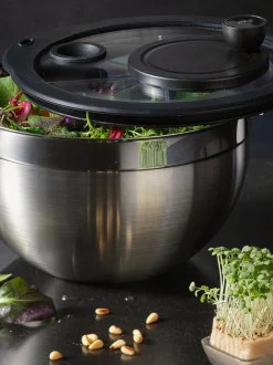 Centrifuga per insalata in acciaio inossidabile Rock