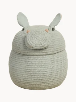 Cesto con coperchio fatto a mano Henry the Hippo