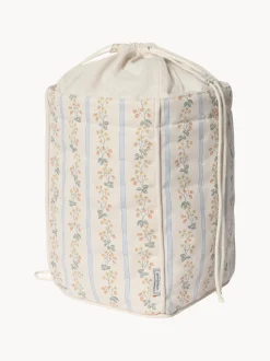 Cesto portaoggetti in cotone azzurro Sky Blue