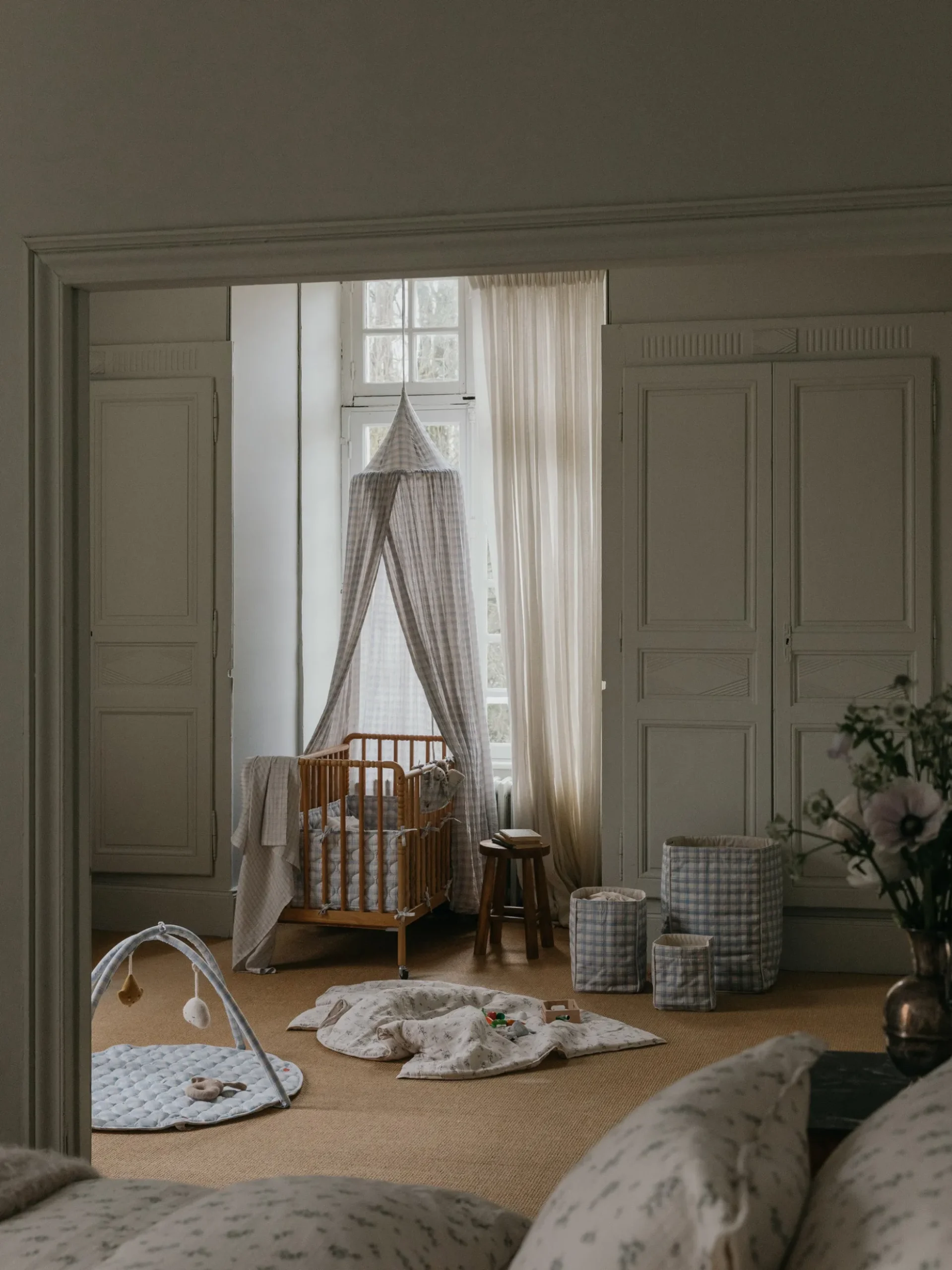 Cesto portaoggetti in cotone per bambini Garland