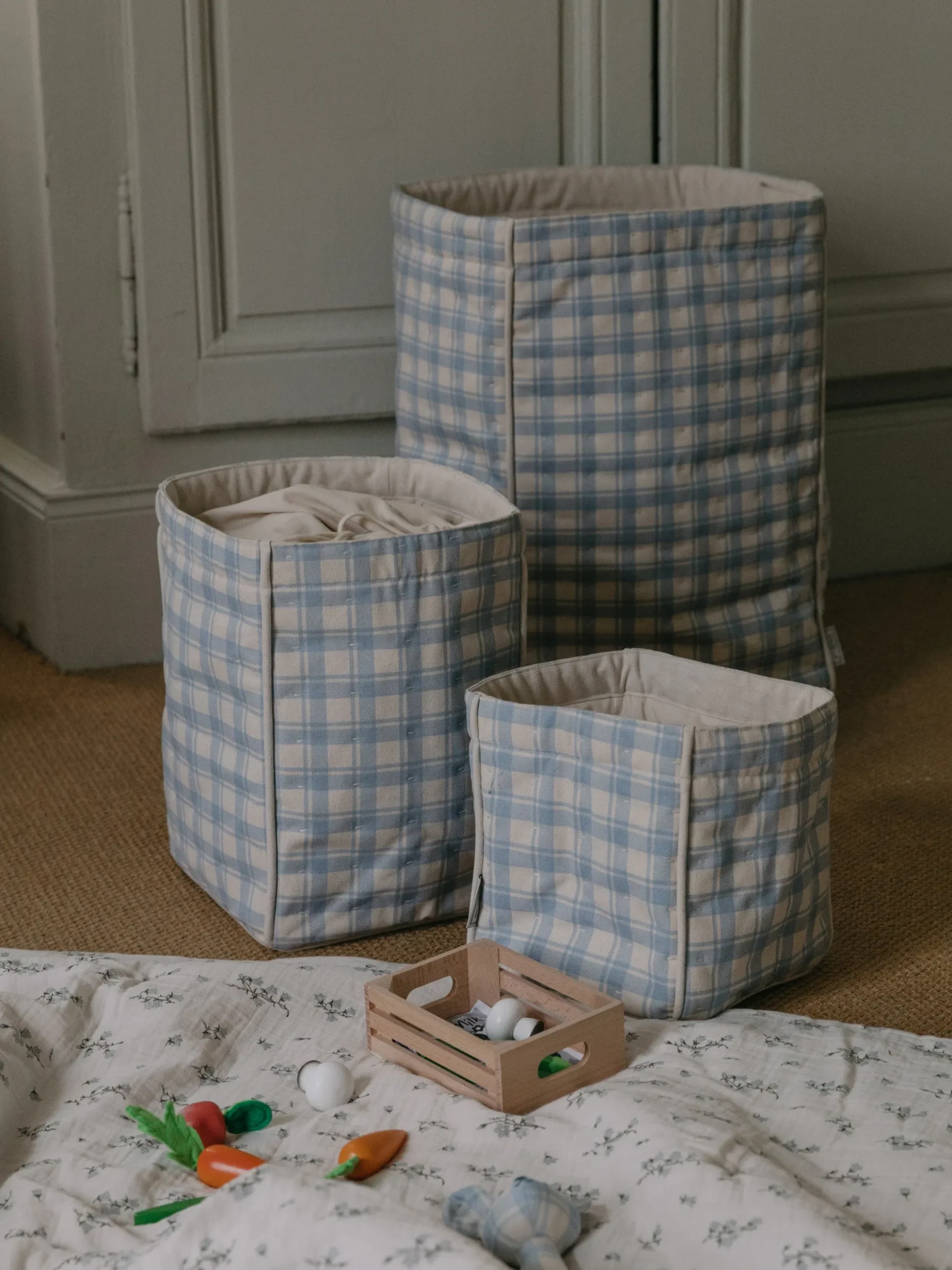 Cesto portaoggetti in cotone per bambini Garland