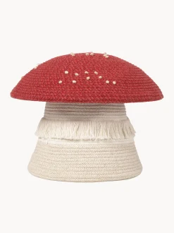 Cesto portaoggetti per bambini fatto a mano Back To School con coperchio