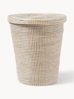 Cesto in fibra naturale con coperchio Aleya