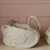 Cesto portaoggetti per bambini fatto a mano Swan Lake